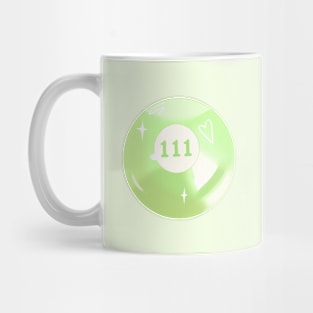 111 Angel Number Pool Ball Mug